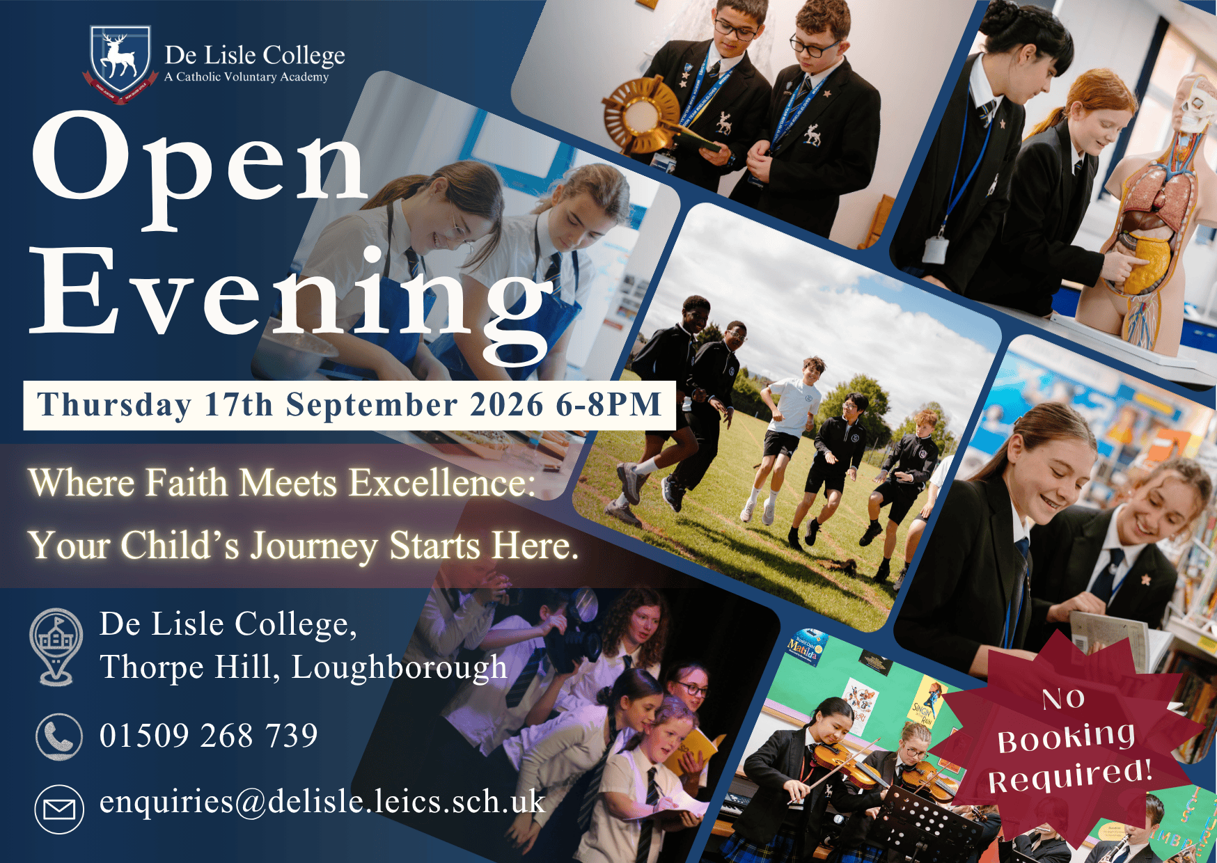 Year 7 Open Evening Postcard